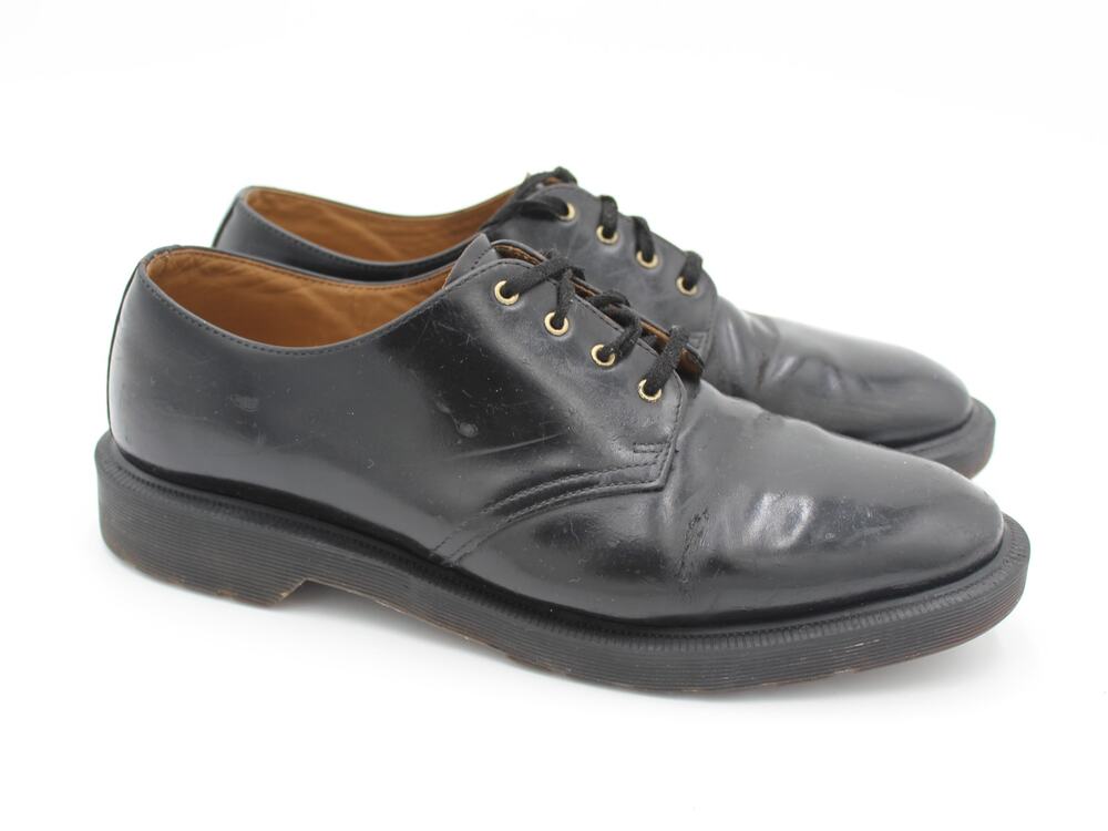 Dr Martens Smiths Mens 11 Black Leather Goodyear Welt Oxford Shoes Workwear